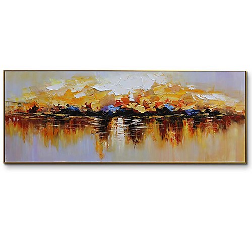 Oil Painting Hand Painted Horizontal Panoramic Abstract Modern Rolled Canvas (No Frame)
Oil Painting Hand Painted Horizontal Panoramic Abstract Modern Rolled Canvas (No Frame)