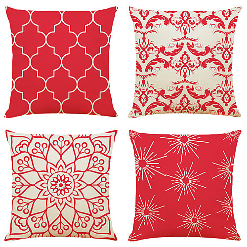 Cushion Cover 4PC Linen Soft Decorative Square Throw Pillow Cover Cushion Case Pillowcase for Sofa Bedroom 45 x 45 cm (18 x 18 Inch) Superior Quality Mashine Washable
Cushion Cover 4PC Linen Soft Decorative Square Throw Pillow Cover Cushion Case Pillowcase for Sofa Bedroom 45 x 45 cm (18 x 18 Inch) Superior Quality Mashine Washable