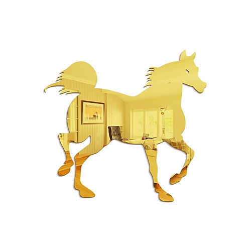 Galloping Horse / Animals Wall Stickers Mirror Wall Stickers Decorative Wall Stickers, Acrylic Home Decoration Wall Decal Wall Decoration 1pc 3535cm
Galloping Horse / Animals Wall Stickers Mirror Wall Stickers Decorative Wall Stickers, Acrylic Home Decoration Wall Decal Wall Decoration 1pc 3535cm