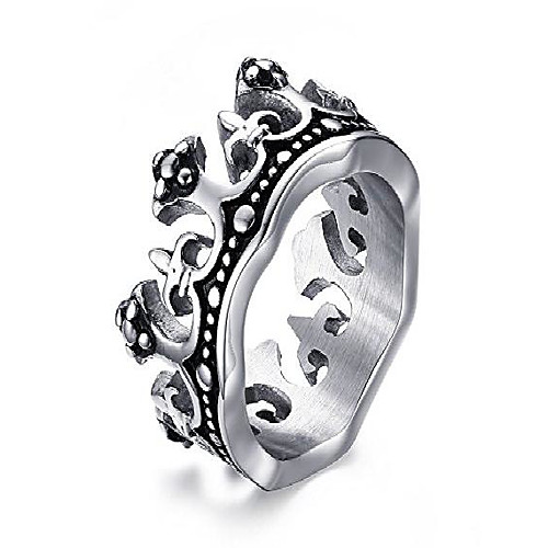mens stainless steel vintage crown ring for wedding band promise engagement size 11
mens stainless steel vintage crown ring for wedding band promise engagement size 11