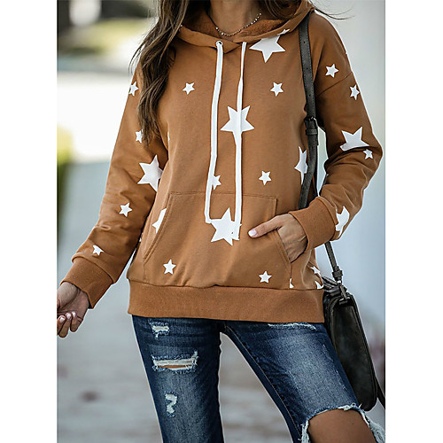 Women's Pullover Hoodie Sweatshirt Star Front Pocket Daily Casual Hoodies Sweatshirts Black Purple Blushing Pink
Women's Pullover Hoodie Sweatshirt Star Front Pocket Daily Casual Hoodies Sweatshirts Black Purple Blushing Pink