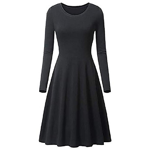Women's A Line Dress Knee Length Dress Wine Black Coffee Long Sleeve Solid Color Spring, Fall, Winter, Summer Classic & Timeless 2021 S M L XL XXL
Women's A Line Dress Knee Length Dress Wine Black Coffee Long Sleeve Solid Color Spring, Fall, Winter, Summer Classic & Timeless 2021 S M L XL XXL