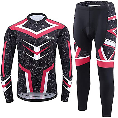 21Grams Men's Long Sleeve Cycling Jersey with Tights Winter Fleece Polyester Black Bike Clothing Suit Thermal Warm Fleece Lining Breathable 3D Pad Quick Dry Sports Graphic Mountain Bike MTB Road Bike
21Grams Men's Long Sleeve Cycling Jersey with Tights Winter Fleece Polyester Black Bike Clothing Suit Thermal Warm Fleece Lining Breathable 3D Pad Quick Dry Sports Graphic Mountain Bike MTB Road Bike
