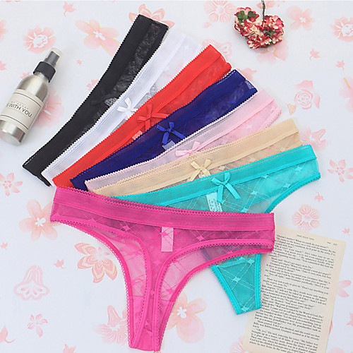 Women's 2 Piece Basic G-strings & Thongs Panties - Normal Low Waist Multi color One-Size
Women's 2 Piece Basic G-strings & Thongs Panties - Normal Low Waist Multi color One-Size