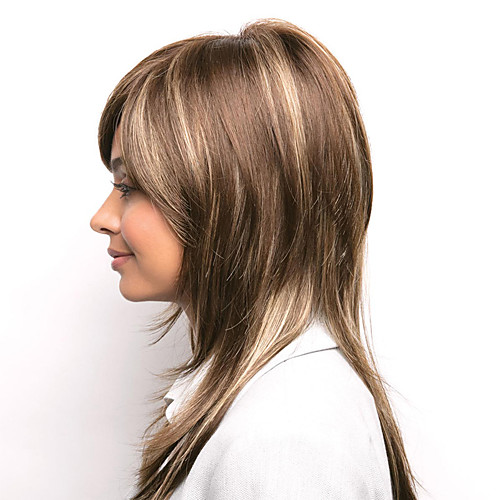 Synthetic Wig Curly Asymmetrical Wig Long Silver grey Brown Synthetic Hair Women's Fashionable Design Exquisite Romantic Brown Gray
Synthetic Wig Curly Asymmetrical Wig Long Silver grey Brown Synthetic Hair Women's Fashionable Design Exquisite Romantic Brown Gray