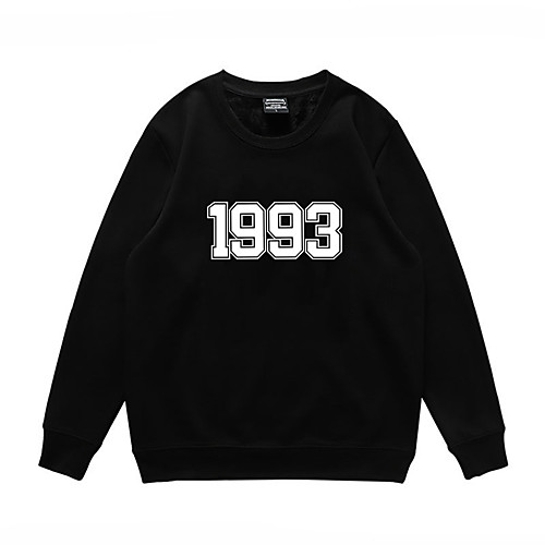 Men's Pullover Sweatshirt Print Slogan Daily Casual Hoodies Sweatshirts Black
Men's Pullover Sweatshirt Print Slogan Daily Casual Hoodies Sweatshirts Black