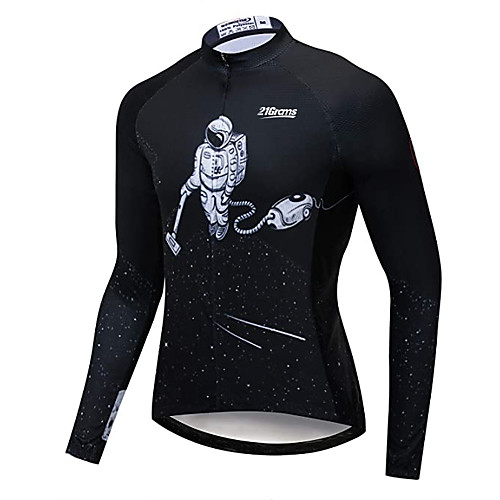 21Grams Men's Long Sleeve Cycling Jersey Winter Fleece Black Galaxy Bike Jersey Top Mountain Bike MTB Road Bike Cycling UV Resistant Fleece Lining Breathable Sports Clothing Apparel / Stretchy / Warm
21Grams Men's Long Sleeve Cycling Jersey Winter Fleece Black Galaxy Bike Jersey Top Mountain Bike MTB Road Bike Cycling UV Resistant Fleece Lining Breathable Sports Clothing Apparel / Stretchy / Warm