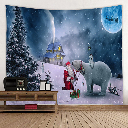 Christmas Santa Claus Wall Tapestry Art Decor Blanket Curtain Picnic Tablecloth Hanging Home Bedroom Living Room Dorm Decoration Gift Snow Polyester
Christmas Santa Claus Wall Tapestry Art Decor Blanket Curtain Picnic Tablecloth Hanging Home Bedroom Living Room Dorm Decoration Gift Snow Polyester