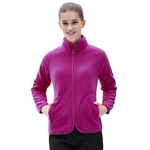 Women's Hiking Jacket Hiking Fleece Jacket Winter Outdoor Solid Color Windproof Fleece Lining Breathable Warm Top Hunting Fishing Climbing Purple Fuchsia Blue / Camping / Hiking / Caving
Women's Hiking Jacket Hiking Fleece Jacket Winter Outdoor Solid Color Windproof Fleece Lining Breathable Warm Top Hunting Fishing Climbing Purple Fuchsia Blue / Camping / Hiking / Caving