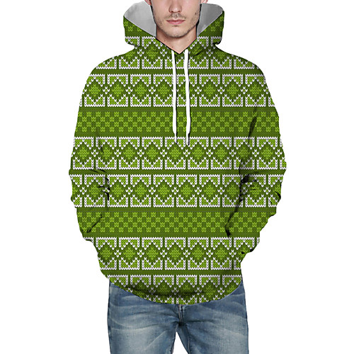 Men's Pullover Hoodie Sweatshirt Plaid Checkered Graphic 3D Christmas Daily 3D Print Christmas Hoodies Sweatshirts Light Green
Men's Pullover Hoodie Sweatshirt Plaid Checkered Graphic 3D Christmas Daily 3D Print Christmas Hoodies Sweatshirts Light Green