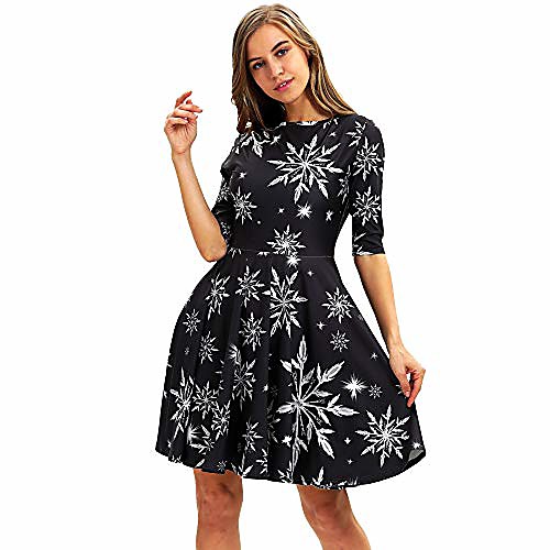 women's 3d christmas print dress ugly christmas sweater party dress swing midi dress(xmas snowflake 009, l)
women's 3d christmas print dress ugly christmas sweater party dress swing midi dress(xmas snowflake 009, l)