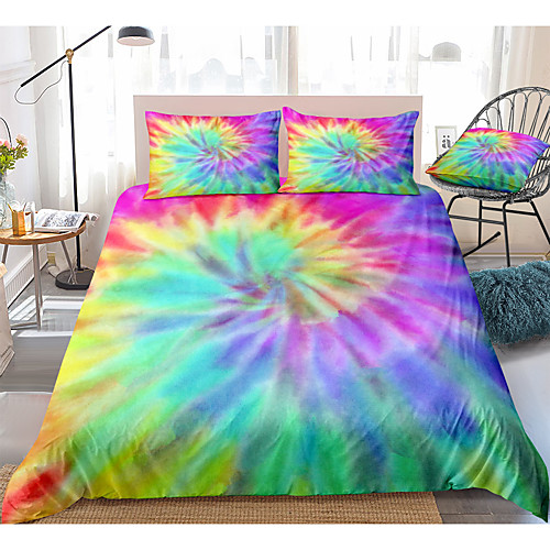 Colorful Rainbow Tie Dye Bedding Tie Dyed Duvet Cover Set Orange Blue Psychedelic Swirl Pattern Printed Boho Hippie Bedding Sets Queen King Size Include 1 Duvet Cover and 1 or 2 Pillowcases
Colorful Rainbow Tie Dye Bedding Tie Dyed Duvet Cover Set Orange Blue Psychedelic Swirl Pattern Printed Boho Hippie Bedding Sets Queen King Size Include 1 Duvet Cover and 1 or 2 Pillowcases