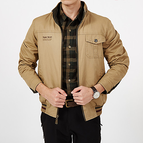 Men's Hiking Jacket Hiking Windbreaker Winter Outdoor Solid Color Windproof Breathable Warm Soft Jacket Winter Jacket Cotton Hunting Fishing Climbing Army Green Blue Khaki
Men's Hiking Jacket Hiking Windbreaker Winter Outdoor Solid Color Windproof Breathable Warm Soft Jacket Winter Jacket Cotton Hunting Fishing Climbing Army Green Blue Khaki