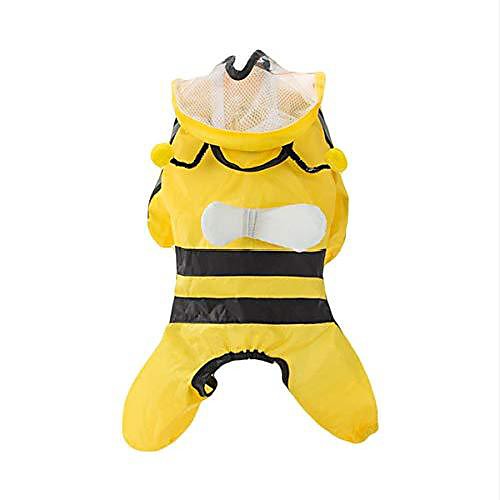 dog raincoats with professional reflective strip, mud proof and water proof raincoats with hood for small, medium dogs, unique bee shape
dog raincoats with professional reflective strip, mud proof and water proof raincoats with hood for small, medium dogs, unique bee shape
