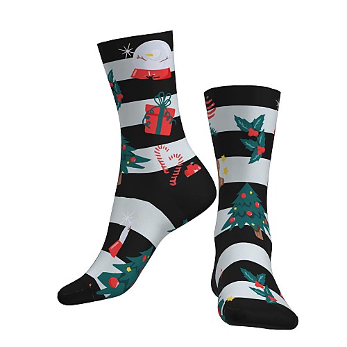 Crew Socks Compression Socks Calf Socks Athletic Sports Socks Cycling Socks Women's Men's Bike / Cycling Breathable Soft Comfortable 1 Pair Christmas Santa Claus Cotton BlackWhite S M L / Stretchy
Crew Socks Compression Socks Calf Socks Athletic Sports Socks Cycling Socks Women's Men's Bike / Cycling Breathable Soft Comfortable 1 Pair Christmas Santa Claus Cotton BlackWhite S M L / Stretchy