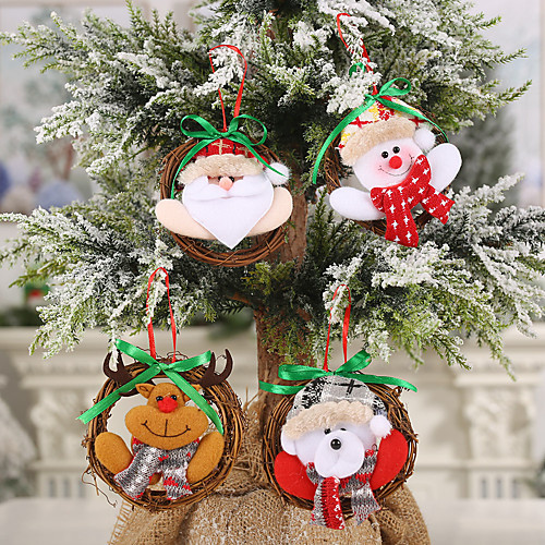 Christmas Decoration Supplies Green Bowknot Doll Small Rattan Ring Pendant Doll Garland
Christmas Decoration Supplies Green Bowknot Doll Small Rattan Ring Pendant Doll Garland