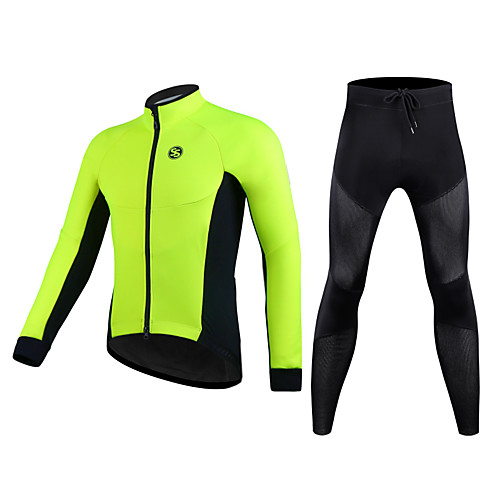 Women's Men's Long Sleeve Cycling Jersey with Tights Winter Fleece Black Green Solid Color Bike Thermal Warm Fleece Lining Breathable Quick Dry Sports Solid Color Mountain Bike MTB Road Bike Cycling
Women's Men's Long Sleeve Cycling Jersey with Tights Winter Fleece Black Green Solid Color Bike Thermal Warm Fleece Lining Breathable Quick Dry Sports Solid Color Mountain Bike MTB Road Bike Cycling