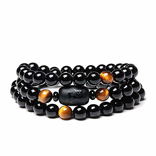 natural crystal obsidian stone bead with tiger eye bracelet 8mm multi circle dragon totem ladies men jewelry (tiger eye)
natural crystal obsidian stone bead with tiger eye bracelet 8mm multi circle dragon totem ladies men jewelry (tiger eye)