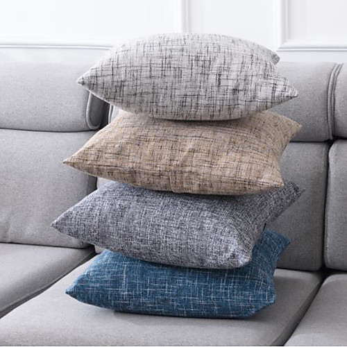 Simple Linen Sofa Pillow Case Bedside Cushion Living Room Pillow Chair Back Cushion Car Lumbar Pillow Pillowcase
Simple Linen Sofa Pillow Case Bedside Cushion Living Room Pillow Chair Back Cushion Car Lumbar Pillow Pillowcase