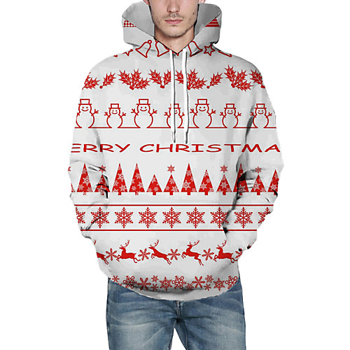 Men's Pullover Hoodie Sweatshirt Graphic 3D Reindeer Christmas Daily 3D Print Christmas Hoodies Sweatshirts Red
Men's Pullover Hoodie Sweatshirt Graphic 3D Reindeer Christmas Daily 3D Print Christmas Hoodies Sweatshirts Red