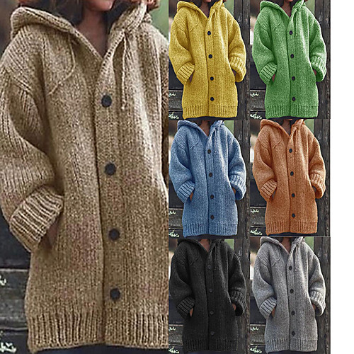 Women's Solid Colored Basic Fall & Winter Coat Long Daily Long Sleeve Cotton Coat Tops Black
Women's Solid Colored Basic Fall & Winter Coat Long Daily Long Sleeve Cotton Coat Tops Black