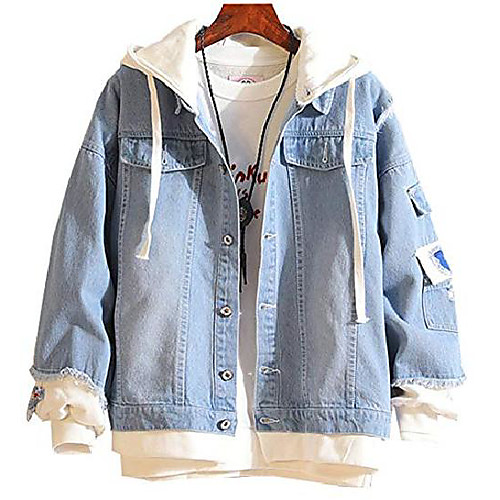 men denim jacket with hoodie with patches oversized & #40;light blue, xl& #41;
men denim jacket with hoodie with patches oversized & #40;light blue, xl& #41;