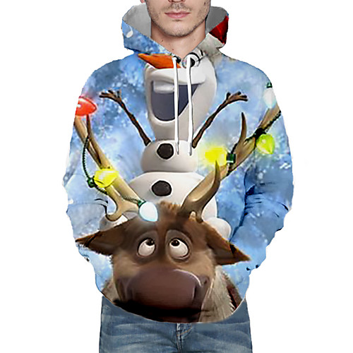 Men's Pullover Hoodie Sweatshirt Animal Patterned Graphic 3D Christmas Daily 3D Print 3D Print Christmas Hoodies Sweatshirts Light Blue
Men's Pullover Hoodie Sweatshirt Animal Patterned Graphic 3D Christmas Daily 3D Print 3D Print Christmas Hoodies Sweatshirts Light Blue