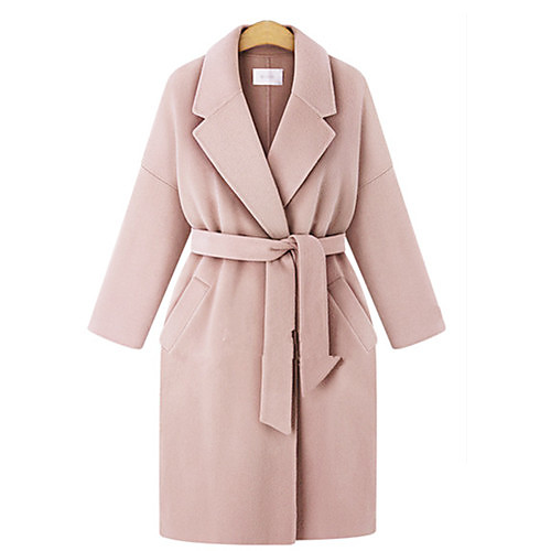 Women's Solid Colored Active Fall & Winter Coat Long Daily Long Sleeve Wool Coat Tops Blushing Pink
Women's Solid Colored Active Fall & Winter Coat Long Daily Long Sleeve Wool Coat Tops Blushing Pink