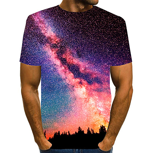 Men's T shirt 3D Print Graphic 3D Plus Size Print Short Sleeve Daily Tops Elegant Exaggerated Blue Red Green
Men's T shirt 3D Print Graphic 3D Plus Size Print Short Sleeve Daily Tops Elegant Exaggerated Blue Red Green
