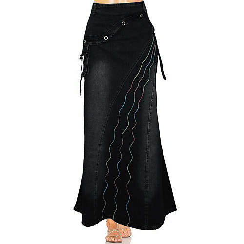 Women's Casual / Daily Active Skirts Solid Colored Patchwork Black Blue Dusty Blue
Women's Casual / Daily Active Skirts Solid Colored Patchwork Black Blue Dusty Blue