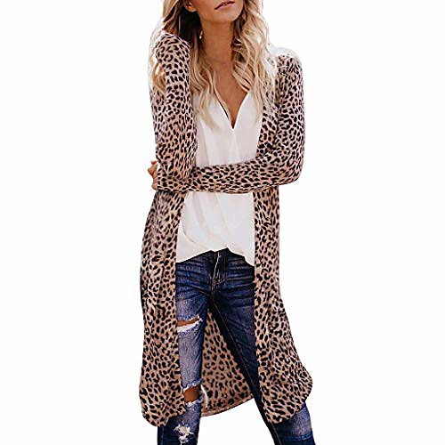 women clothes, womens fashion sexy long sleeves leisure leopard print v-neck long cardigan coat
women clothes, womens fashion sexy long sleeves leisure leopard print v-neck long cardigan coat