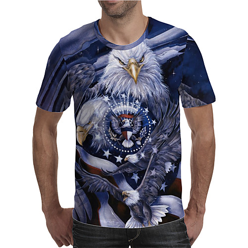Men's T shirt 3D Print Graphic Animal Plus Size Print Short Sleeve Daily Tops Elegant Exaggerated Gray
Men's T shirt 3D Print Graphic Animal Plus Size Print Short Sleeve Daily Tops Elegant Exaggerated Gray