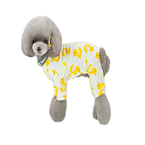 pet clothes, dog four-legged jumpsuit cotton pajamas pet cat pjs onesie for puppy small medium dog (m, duck)
pet clothes, dog four-legged jumpsuit cotton pajamas pet cat pjs onesie for puppy small medium dog (m, duck)