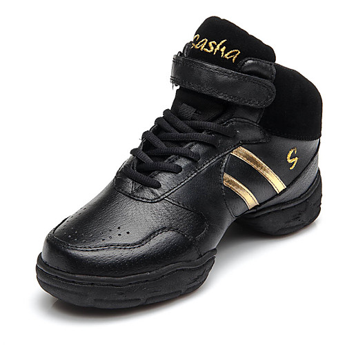 Women's Dance Sneakers Modern Shoes Practice Trainning Dance Shoes Sneaker Splicing Thick Heel Black / Gold White Black Lace-up
Women's Dance Sneakers Modern Shoes Practice Trainning Dance Shoes Sneaker Splicing Thick Heel Black / Gold White Black Lace-up