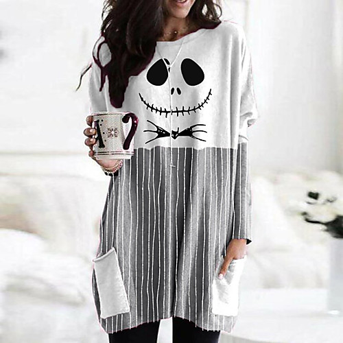 Women's Shift Dress Short Mini Dress Black Blue Light gray Gray Long Sleeve Solid Color Print Fall Round Neck Casual 2021 M L XL
Women's Shift Dress Short Mini Dress Black Blue Light gray Gray Long Sleeve Solid Color Print Fall Round Neck Casual 2021 M L XL