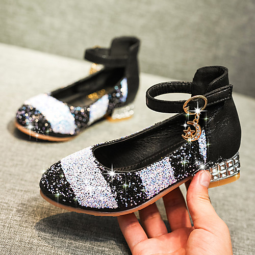 Girls' Heels Moccasin Flower Girl Shoes Princess Shoes Rubber PU Little Kids(4-7ys) Big Kids(7years ) Daily Party & Evening Walking Shoes Rhinestone Buckle Sequin Black Pink Fall Spring
Girls' Heels Moccasin Flower Girl Shoes Princess Shoes Rubber PU Little Kids(4-7ys) Big Kids(7years ) Daily Party & Evening Walking Shoes Rhinestone Buckle Sequin Black Pink Fall Spring