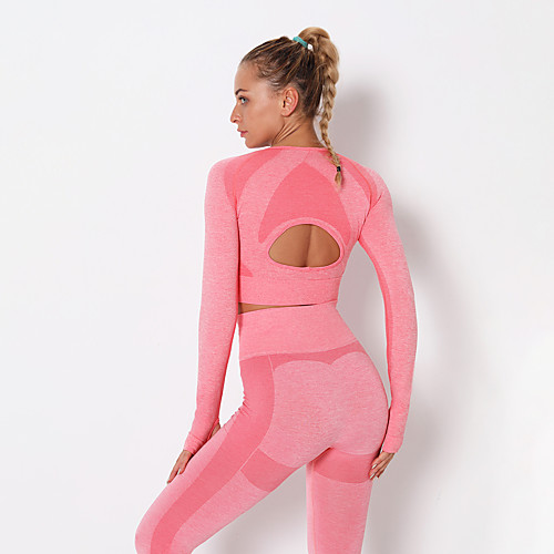 Women's Crop Top Thumbhole Color Block Black Army Green Burgundy Pink Dark Gray Nylon Yoga Fitness Gym Workout Top Long Sleeve Sport Activewear Breathable Quick Dry Comfortable Stretchy
Women's Crop Top Thumbhole Color Block Black Army Green Burgundy Pink Dark Gray Nylon Yoga Fitness Gym Workout Top Long Sleeve Sport Activewear Breathable Quick Dry Comfortable Stretchy