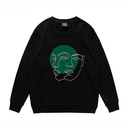Men's Pullover Sweatshirt Print Slogan Daily Casual Hoodies Sweatshirts Black
Men's Pullover Sweatshirt Print Slogan Daily Casual Hoodies Sweatshirts Black