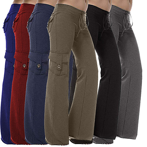 Women's Yoga Pants Wide Leg Side Pockets Sweatpants Quick Dry Moisture Wicking Wine Blue Gray Fitness Gym Workout Pilates Winter Summer Sports Activewear High Elasticity Loose
Women's Yoga Pants Wide Leg Side Pockets Sweatpants Quick Dry Moisture Wicking Wine Blue Gray Fitness Gym Workout Pilates Winter Summer Sports Activewear High Elasticity Loose