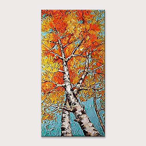 Oil Painting Hand Painted Vertical Landscape Floral / Botanical Modern Rolled Canvas (No Frame)
Oil Painting Hand Painted Vertical Landscape Floral / Botanical Modern Rolled Canvas (No Frame)
