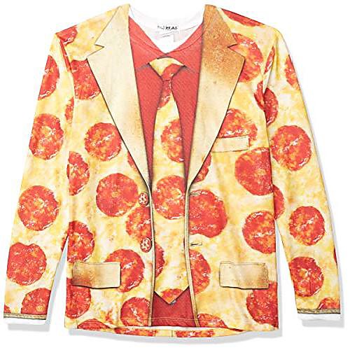 unisex adult 3d photo-realistic long sleeve suit t-shirt t shirt, pizza suit, medium us
unisex adult 3d photo-realistic long sleeve suit t-shirt t shirt, pizza suit, medium us
