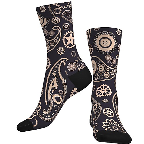 Crew Socks Compression Socks Calf Socks Athletic Sports Socks Cycling Socks Women's Men's Bike / Cycling Breathable Soft Comfortable 1 Pair Paisley Cotton Black S M L / Stretchy
Crew Socks Compression Socks Calf Socks Athletic Sports Socks Cycling Socks Women's Men's Bike / Cycling Breathable Soft Comfortable 1 Pair Paisley Cotton Black S M L / Stretchy