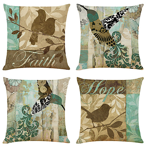 Cushion Cover 4PC Linen Soft Decorative Square Throw Pillow Cover Cushion Case Pillowcase for Sofa Bedroom 45 x 45 cm (18 x 18 Inch) Superior Quality
Cushion Cover 4PC Linen Soft Decorative Square Throw Pillow Cover Cushion Case Pillowcase for Sofa Bedroom 45 x 45 cm (18 x 18 Inch) Superior Quality