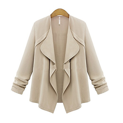 Women's Solid Colored Basic Fall Trench Coat Regular Daily 3/4 Length Sleeve Cotton Coat Tops Blushing Pink
Women's Solid Colored Basic Fall Trench Coat Regular Daily 3/4 Length Sleeve Cotton Coat Tops Blushing Pink