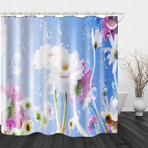Water Drop Flowers Digital Printing Shower Curtain Shower Curtains Hooks Modern Polyester New Design
Water Drop Flowers Digital Printing Shower Curtain Shower Curtains Hooks Modern Polyester New Design