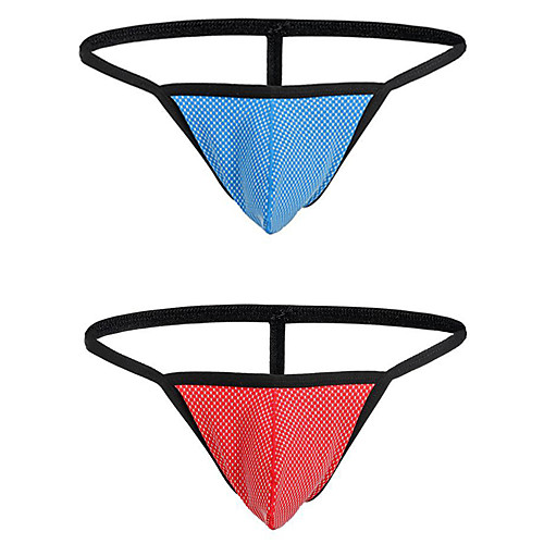Men's 2 Piece Basic G-string Underwear - Normal Low Waist Multi color M L XL
Men's 2 Piece Basic G-string Underwear - Normal Low Waist Multi color M L XL