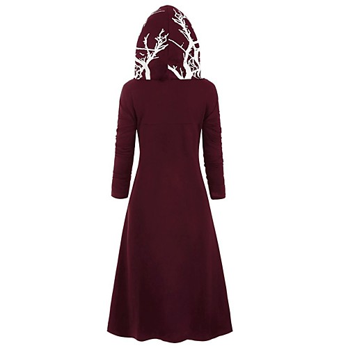 Women's Geometric Print Vintage Fall & Winter Cloak / Capes Long Daily Long Sleeve Polyster Coat Tops Black
Women's Geometric Print Vintage Fall & Winter Cloak / Capes Long Daily Long Sleeve Polyster Coat Tops Black