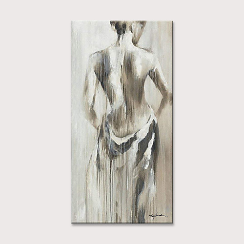 Oil Painting Hand Painted Vertical Abstract People Modern Rolled Canvas (No Frame)
Oil Painting Hand Painted Vertical Abstract People Modern Rolled Canvas (No Frame)