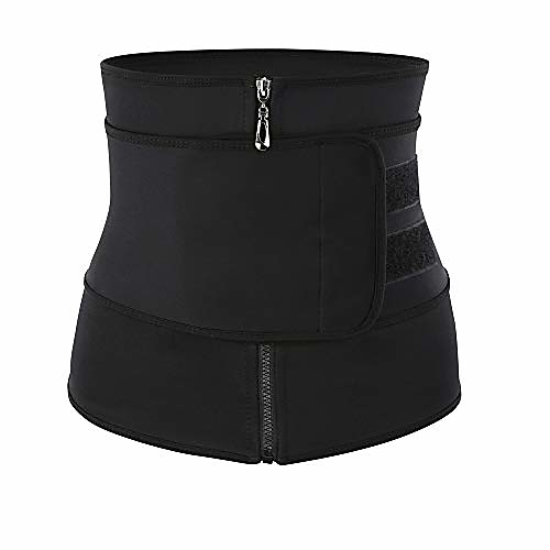 women waist trainer cincher belt tummy control sweat girdle workout slim belly band for weight loss black
women waist trainer cincher belt tummy control sweat girdle workout slim belly band for weight loss black