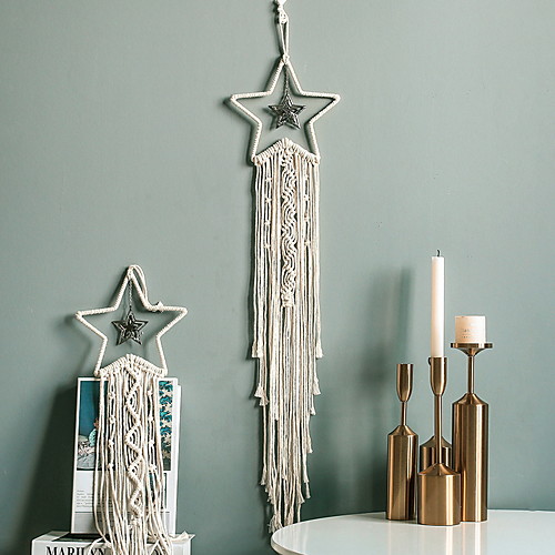Boho Dream Catcher Handmade Gift Wall Hanging Decor Art Ornament Craft Woven Macrame Nordic Star 10520cm for Kids Bedroom Wedding Festival
Boho Dream Catcher Handmade Gift Wall Hanging Decor Art Ornament Craft Woven Macrame Nordic Star 10520cm for Kids Bedroom Wedding Festival